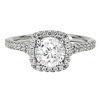 Picture of Halo Semi-Mount Diamond Ring | Diamond Engagement Rings