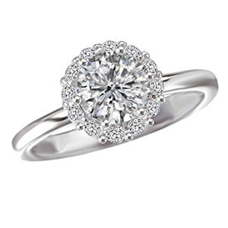 Picture of Halo Semi-Mount Diamond Ring 2 | Diamond Engagement Rings