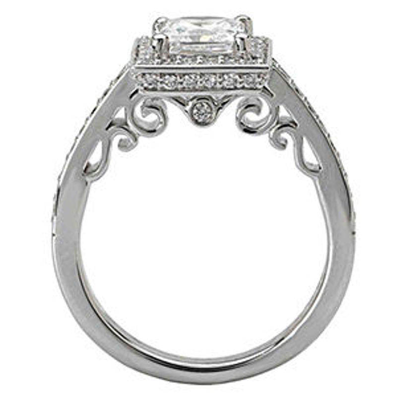 Picture of Halo Semi-Mount Diamond Ring 4 | Diamond Engagement Rings