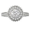 Picture of Round Halo Semi-Mount Diamond Ring | Diamond Engagement Rings