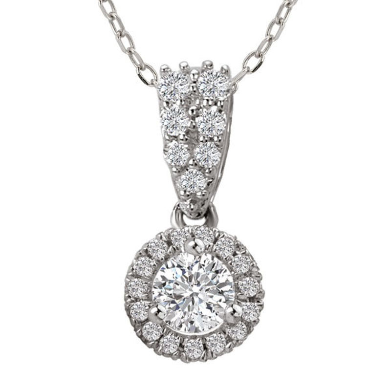 Picture of Diamond Halo Pendant