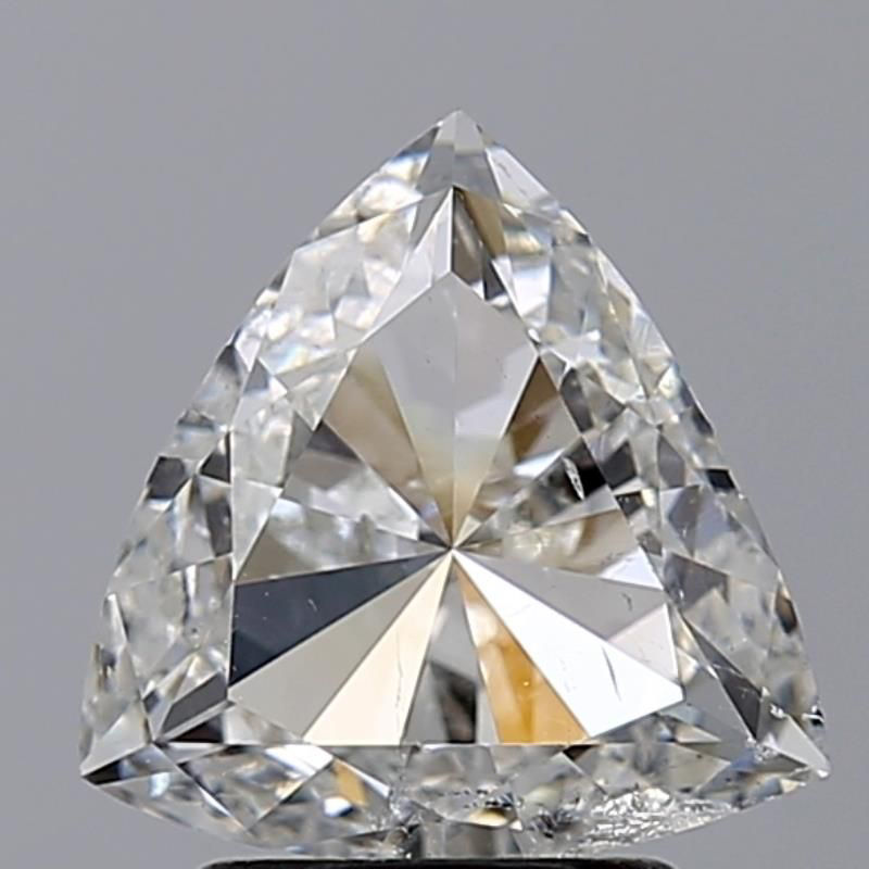 Picture of 1.5 carats TRIANGULAR GIA certified Loose diamond, H Color | I1 clarity | GD cut