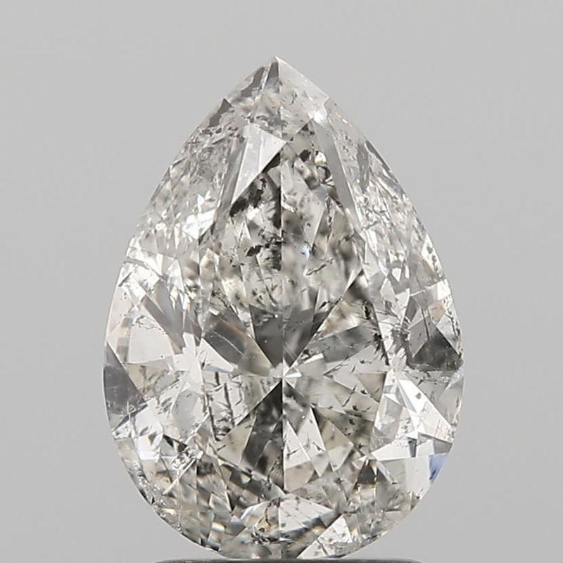 Picture of 2.01 carats PEAR HRD certified Loose diamond, H Color | SI2 clarity