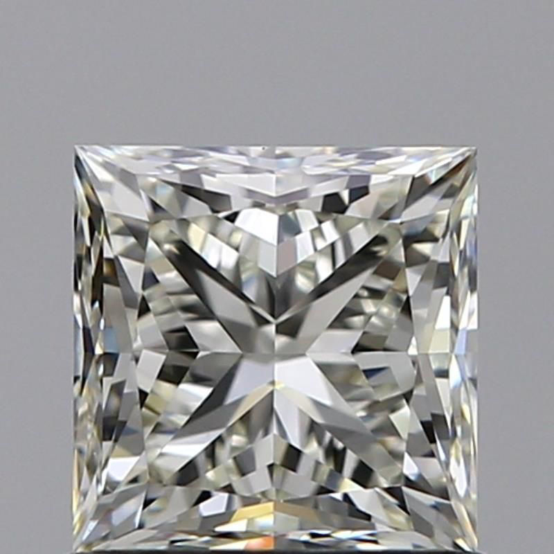 Picture of 0.9 carats PRINCESS GIA certified Loose diamond, K Color | VS2 clarity