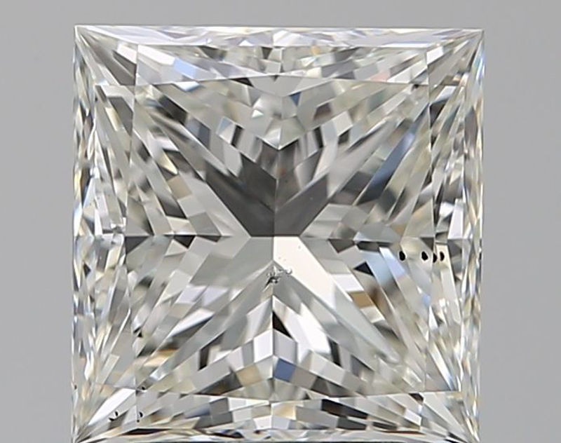 Picture of 3.01 carats PRINCESS GIA certified Loose diamond, I Color | SI1 clarity | EX cut