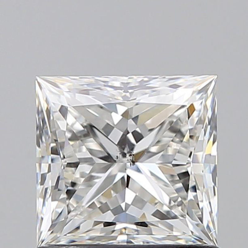 Picture of 0.9 carats PRINCESS GIA certified Loose diamond, F Color | SI1 clarity