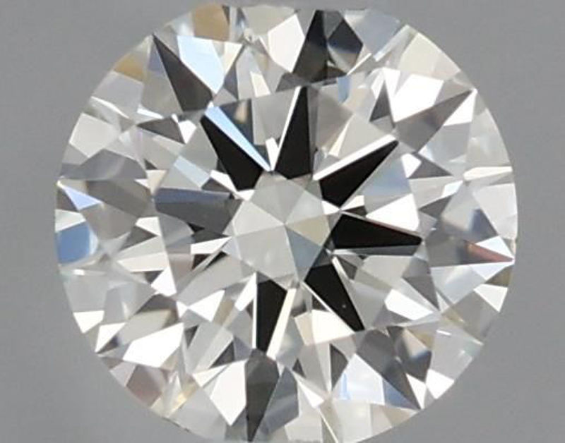 Picture of 0.3 carats ROUND IGI certified Loose diamond, K Color | IF clarity | EX cut
