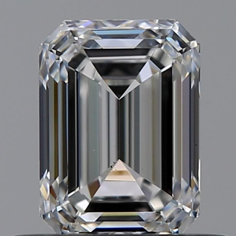Picture of 0.52 carats EMERALD GIA certified Loose diamond, F Color | VS2 clarity