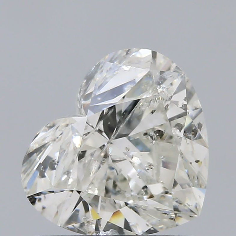 Picture of 1.03 carats HEART GIA certified Loose diamond, J Color | I2 clarity