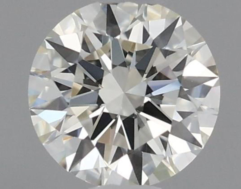 Picture of 0.32 carats ROUND IGI certified Loose diamond, K Color | IF clarity | EX cut