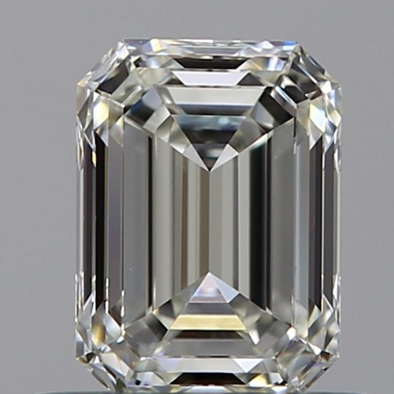 Picture of 0.58 carats EMERALD GIA certified Loose diamond, I Color | VVS1 clarity