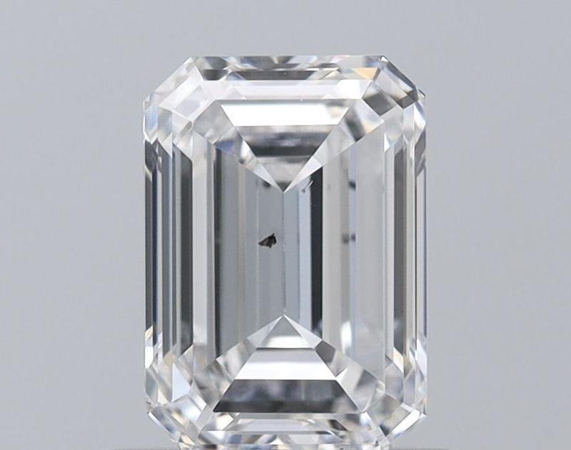 Picture of 0.9 carats EMERALD GIA certified Loose diamond, D Color | SI1 clarity