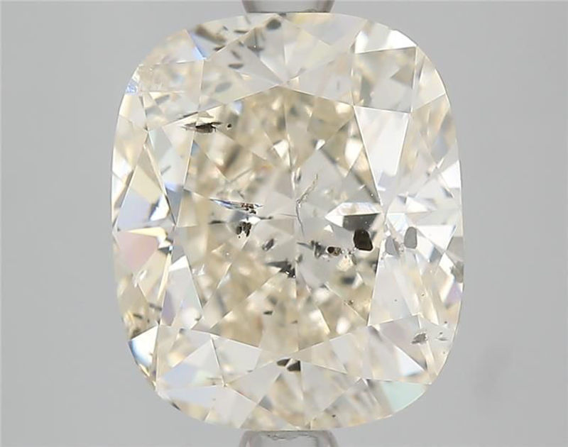 Picture of 3.13 carats CUSHION BRILLIANT HRD certified Loose diamond, K Color | SI2 clarity