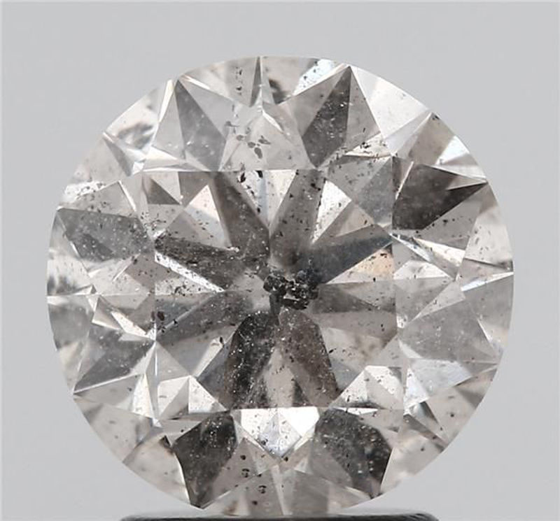 Picture of 2.27 carats ROUND IGI certified Loose diamond, J Color | I1 clarity | EX cut