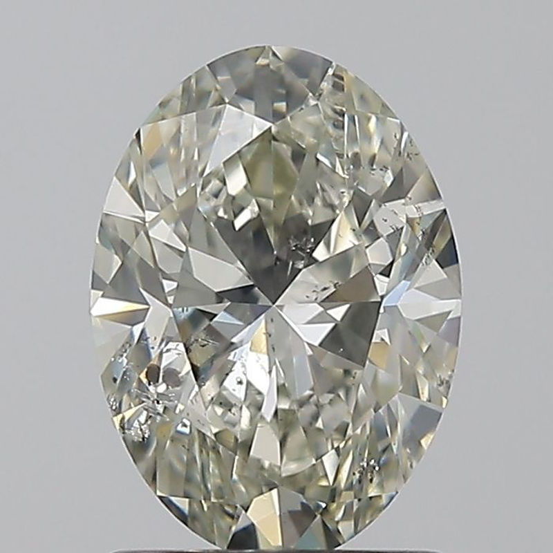 Picture of 1.5 carats OVAL GIA certified Loose diamond, K Color | SI2 clarity