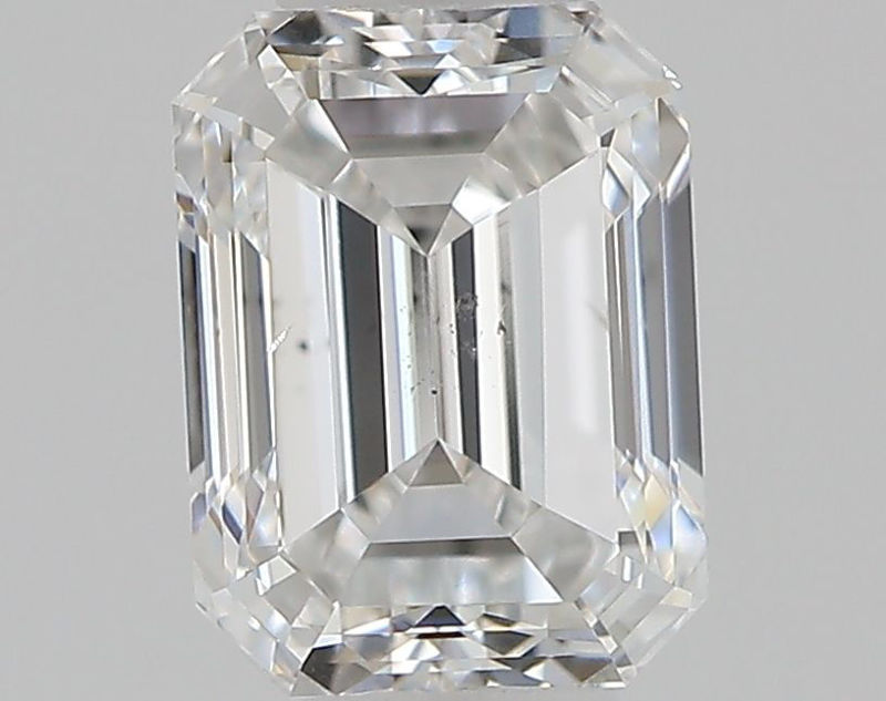 Picture of 0.9 carats EMERALD GIA certified Loose diamond, E Color | SI1 clarity