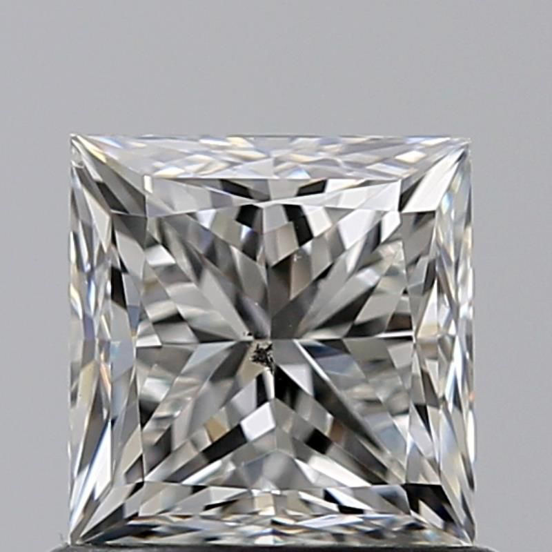 Picture of 0.9 carats PRINCESS GIA certified Loose diamond, H Color | SI1 clarity | GD cut