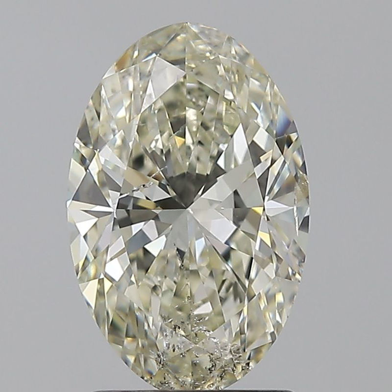 Picture of 2.02 carats OVAL HRD certified Loose diamond, K Color | SI2 clarity