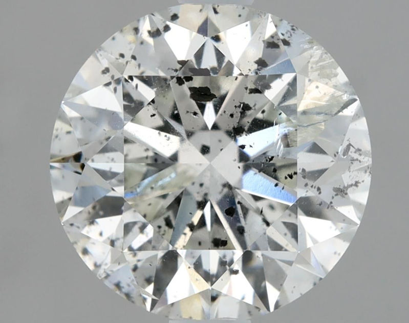 Picture of 2.07 carats ROUND IGI certified Loose diamond, G Color | I1 clarity | EX cut