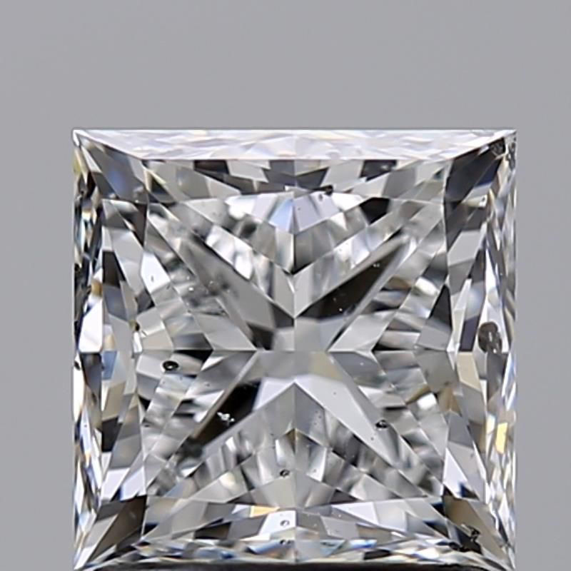 Picture of 1.51 carats PRINCESS GIA certified Loose diamond, F Color | SI2 clarity | GD cut