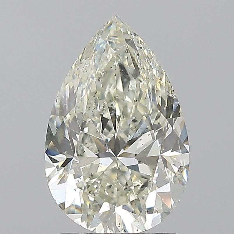 Picture of 2.01 carats PEAR HRD certified Loose diamond, I Color | SI1 clarity