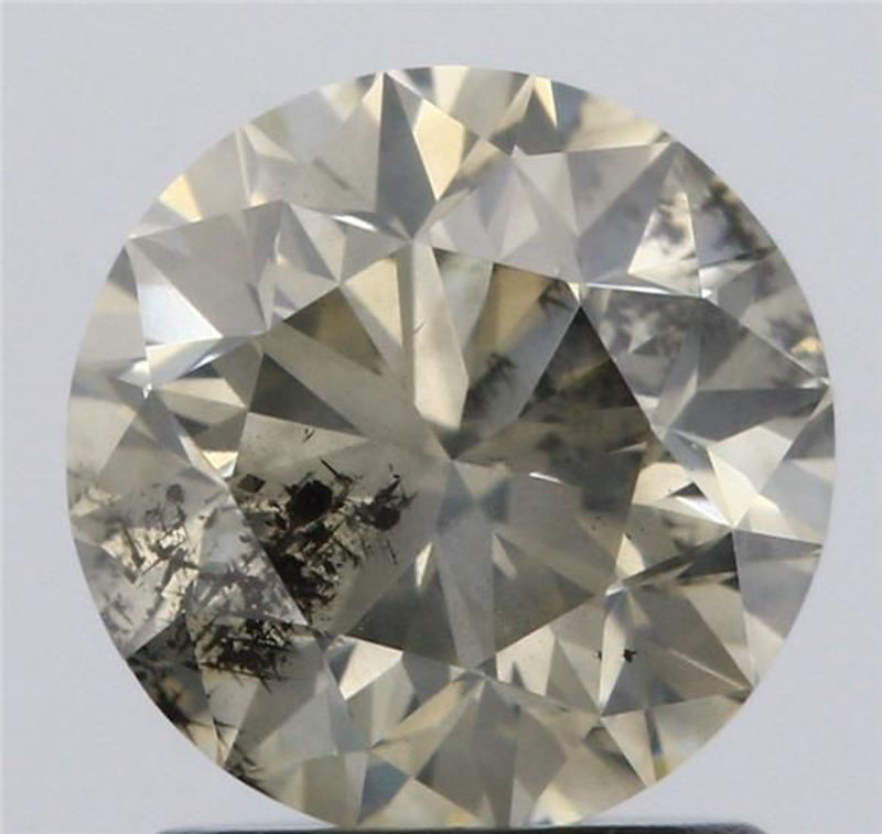 Picture of 1.5 carats ROUND IGI certified Loose diamond, L Color | I1 clarity | VG cut