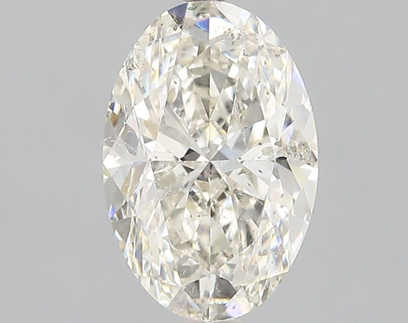 Picture of 2.03 carats OVAL EGL certified Loose diamond, I Color | SI2 clarity