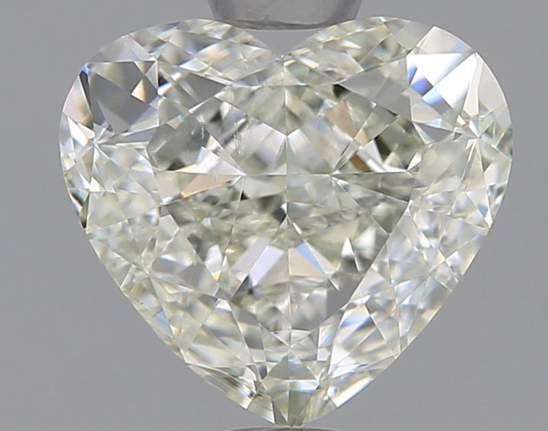 Picture of 1.51 carats HEART IGI certified Loose diamond, H Color | VVS2 clarity | GD cut