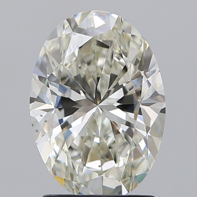 Picture of 2.01 carats OVAL IGI certified Loose diamond, I Color | VS2 clarity | VG cut