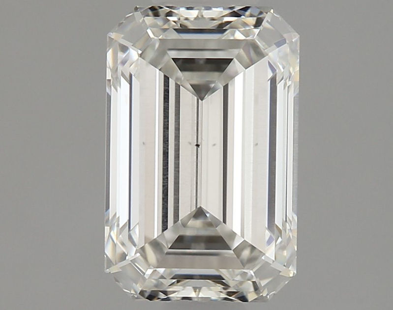 Picture of 1.51 carats EMERALD GIA certified Loose diamond, H Color | SI1 clarity