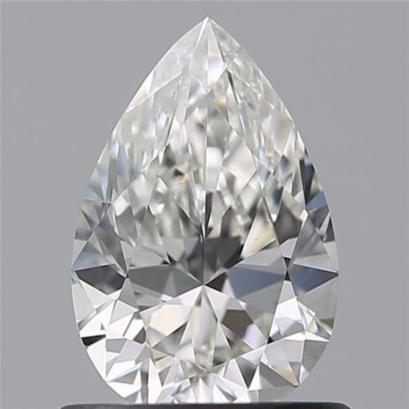 Picture of 0.71 carats PEAR GIA certified Loose diamond, H Color | IF clarity