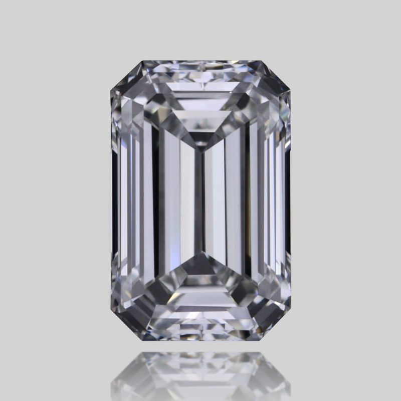 Picture of 0.4 carats EMERALD GIA certified Loose diamond, I Color | IF clarity