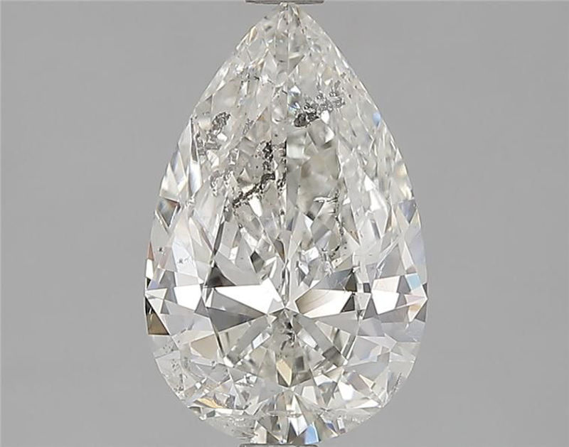 Picture of 2 carats PEAR IGI certified Loose diamond, I Color | I1 clarity | VG cut