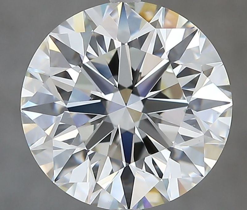 Picture of 4.01 carats ROUND IGI certified Loose diamond, H Color | VS2 clarity | EX cut