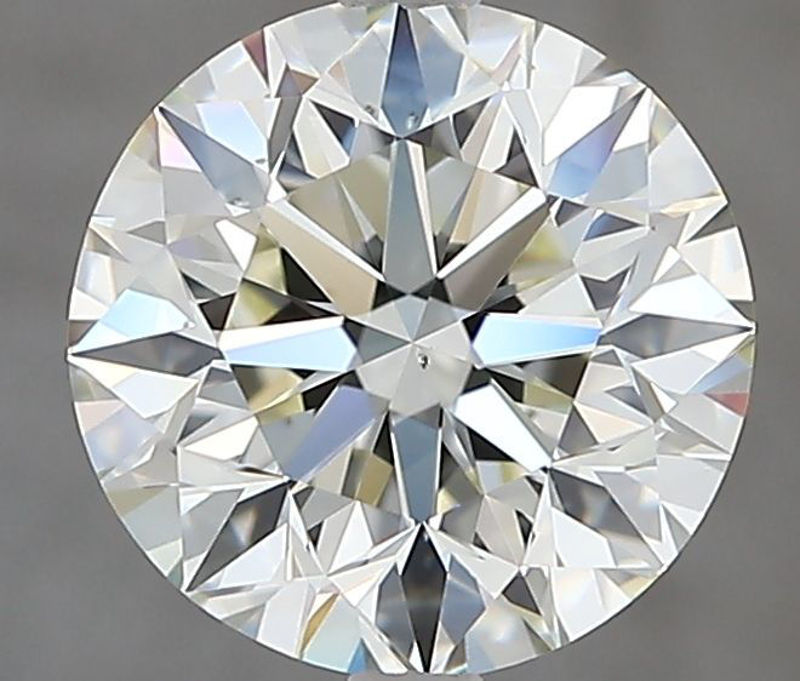 Picture of 2 carats ROUND IGI certified Loose diamond, J Color | VS2 clarity | EX cut