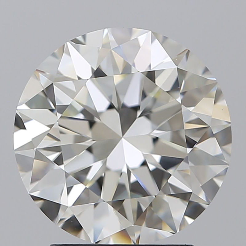 Picture of 3.01 carats ROUND IGI certified Loose diamond, H Color | VVS1 clarity | EX cut