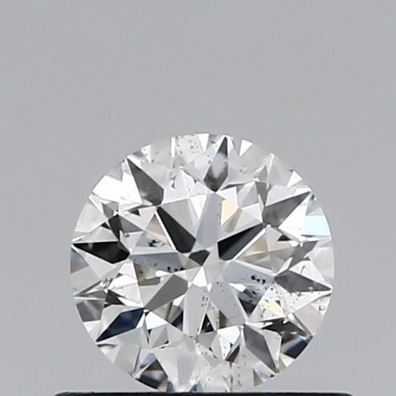 Picture of 0.54 carats ROUND IGI certified Loose diamond, E Color | SI1 clarity | EX cut